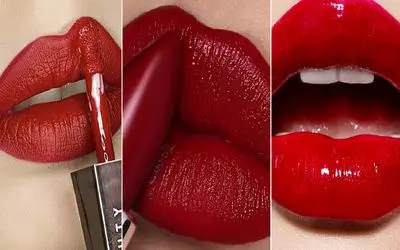 انواع رژ لب قرمز / برای رسیدن به زیبایی تمام عیار باید درست ترین انتخاب رو داشت