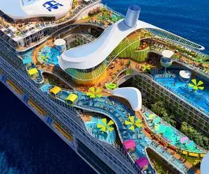 کشتی های پهن پیکر؛ لوکس ترین کشتی های کروز دنیا که توش باغ و چنتا استخر رو باز داره