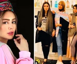 شیطونی "سحر قریشی" تو ماشین اونم بی روسری؛ با سیسِ عقاب برا کی چشمک میزنی!