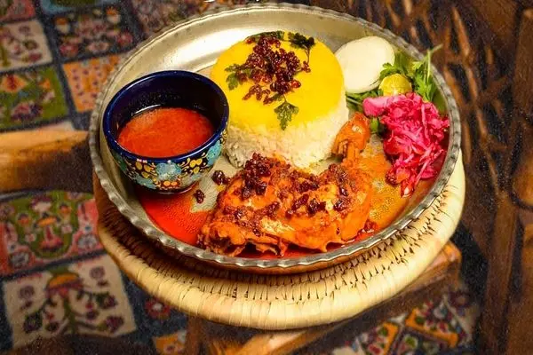 زرشک پلو با مرغ