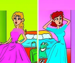 هوش تصویری؛ اگه دست باهوشارو از پشت بستی بگو کدوم از این پرنسس ها پولدار نیست و فقیر؟