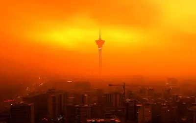 شاخص آلودگی هوای تهران به ۲۲۵ رسید