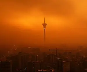 شاخص آلودگی هوای تهران به ۲۲۵ رسید
