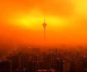 شاخص آلودگی هوای تهران به ۲۲۵ رسید