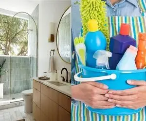ترفند های خانه داری؛ حموم و سرویس بهداشتی رو جیرینگی مثه دسته گل تمیز و خوشگل کن