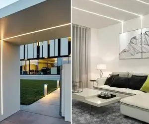 دیگه کناف سقفی از مد افتاده با نور لاینی و چراغ خطی دیزاینو خفن کن / فرای تصور جذابن