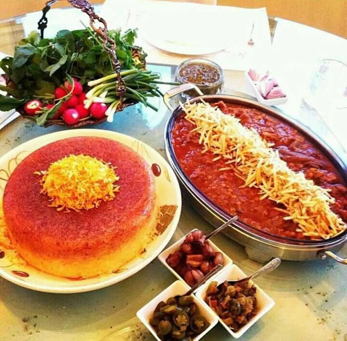 تزیین خورش قیمه