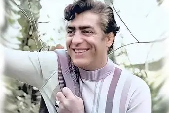 ایام قدیم؛ محمد علی فردین و دخترشون آمنه خانوم فردین