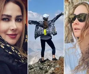 شیطونی "آنا نعمتی" تو لیفت ابروهاش؛ خانوم با این سن و سال چه خوش فرمه!