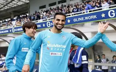 لژیونر پرسپولیسی در تیم ژاپنی خودی نشان داد