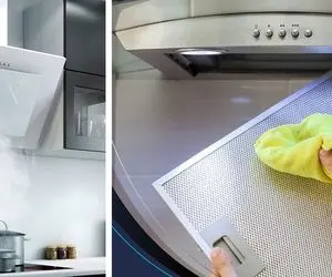 ترفندهای تمیز کردن هود آشپزخونه / سه سوته چربی ها و جرم های سرسخت رو از بین ببر