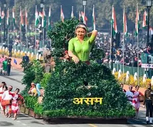 مراسم جشن سالیانه هندی ها در روز جمهوریت هندوستان