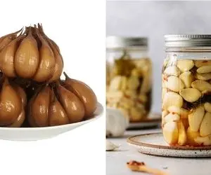 طرز تهیه سیر ترشی فوری خانگی / بهترین روش برای تهیه ترشی سیر با پوست و بدون پوست