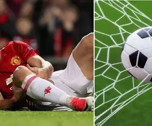 مصدومیت های دردناک فوتبال / توپ میخوره جایی که نباید