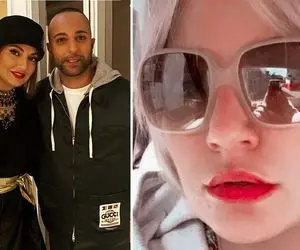 "مهناز افشار" با پوششی عجیب و خفن بین دو مرد هالیوودی؛ بد تیپ شدیا!