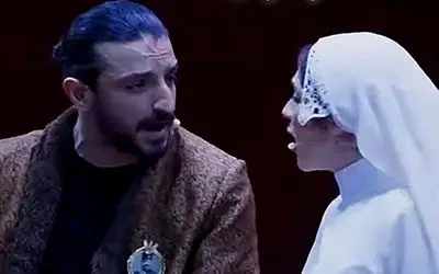 آواز آغازین؛ رپ سینا ساعی با خانم سروین ضابطیان تو فینال کارناوال تابو شکنی کردن