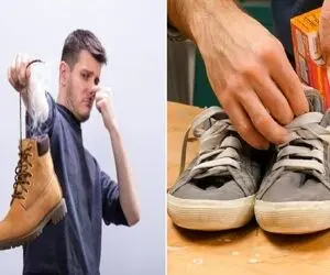 از بین بردن بوی بد کفش / هر جا میری خدا خدا میکنی که کفشتو درنیاری بیا استرسو تموم کن