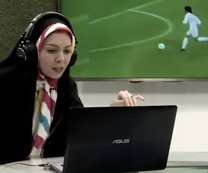 (ویدیو) وقتی آزاده نامداری گزارشگر فوتبال بود!