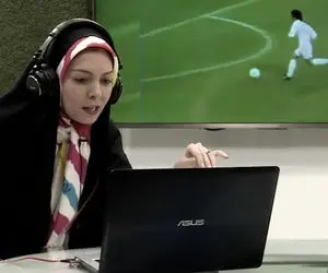 (ویدیو) وقتی آزاده نامداری گزارشگر فوتبال بود!