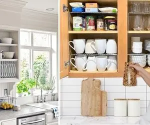 تمیز کردن کابینت با مواد طبیعی + راهنمای چیدمان اصولی و سریع کابینت ها