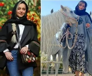 نازنین بیاتی با استایل هفت رنگش چه رخی اومده؛ خانوم انگار از همون اولم کَفِش بووود!