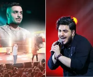 آواز پر طمطراق؛ آرون افشار با من در تب و تاب توام خانه خراب توام سالن رو بی تاب کرد