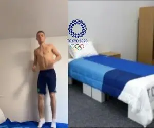تخت های دهکده المپیک توکیو ضدسکس است؟