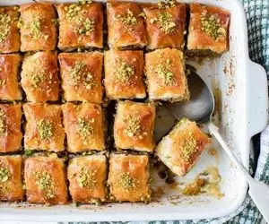 طعام خوش پخت نوروزی؛ دستور عالی واسه پخت باقلوا ترازو هم نمیخواد با لیوان پیمونه کن