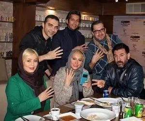 (عکس) قولی که خانم بازیگر به علی انصاریان