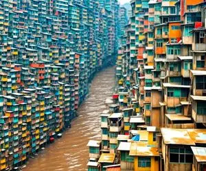 معماری خلاقانه؛ تو ارتفاع 1000پایی آپارتمان ساخته با میخ و چوب مقاومتش از بتن بیشتره