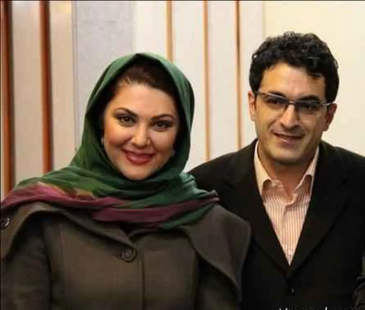 لاله اسکندری و همسرش