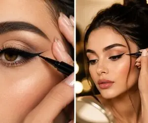 گام به گام مراحل خط چشم برای مبتدی ها؛ روش کشیدن خطوط صاف و طرح دار