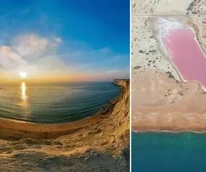 سفری شگفت انگیز به سیستان و بلوچستان؛ دیدن دریاچه صورتی رو از دست ندید!
