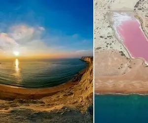 سفری شگفت انگیز به سیستان و بلوچستان؛ دیدن دریاچه صورتی رو از دست ندید!