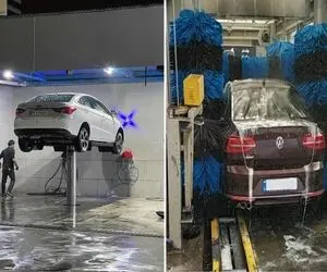 بهترین کارواش ها در تهران / شستشوی صفر تا صد ماشینت به صورت اتومات و بدون لفت دادن