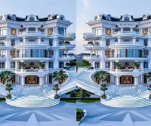 معماری خلاقانه؛ وسط بیابون یه عمارت اعیونی ساخته از گرما نسوزه 100 تا پله داره