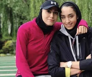 بوسه‌ای که در هیاهوی مسابقه کیمیا و ناهید گم شد + ویدئو