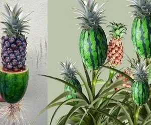 گشاورزی نوین؛ تکنیک پیوند موز با هندوانه و آلوئه ورا باید به دختره بگی دستمریزاد