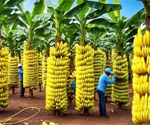 کشاورزی نوین؛ تکنیک های پیشرفته رشد موز باعث افزایش کارایی اقتصادی می شوند