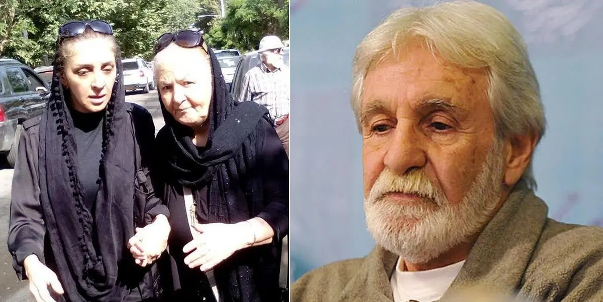 مینا جعفرزاده و همسر و دخترش