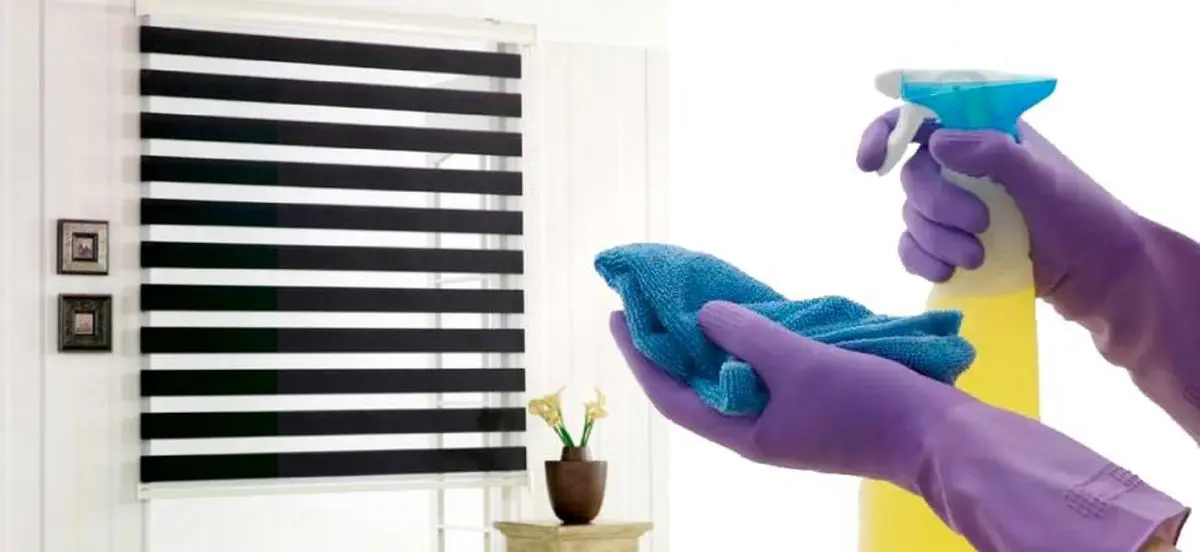 cleaning-of-zebra-sheer-shades