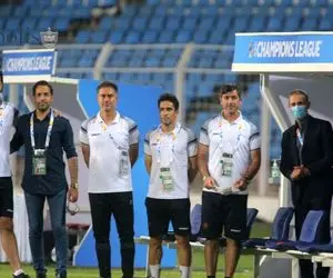 تصاویر وضعیت نیمکت پرسپولیس در دیدار با الوحده