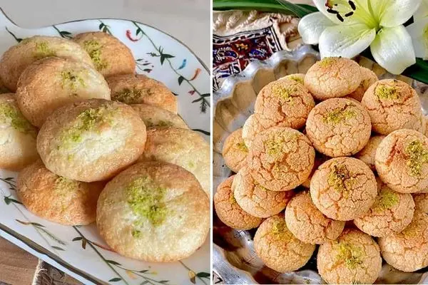 طرز تهیه شیرینی نارگیلی / خوشمزه ترین شیرینی که راحت و سریع آماده میشه