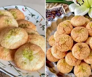طرز تهیه شیرینی نارگیلی / خوشمزه ترین شیرینی که راحت و سریع آماده میشه