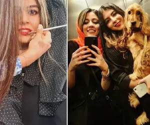 سگ بازی "ماهور الوند" کار دستش داد؛ لوازم آرایش خانم خانما با هاپوش مشترکه!