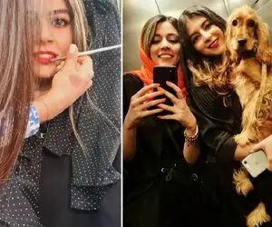 سگ بازی "ماهور الوند" کار دستش داد؛ لوازم آرایش خانم خانما با هاپوش مشترکه!