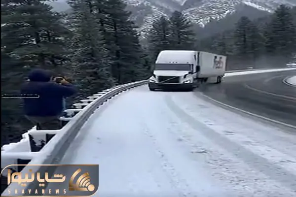 معماری طبیعت؛ راننده تریلی با این حرکت خرکی خدابیامرز شد