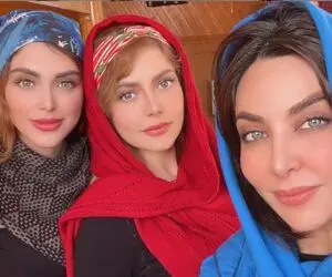 زیبایی فقیهه سلطانی و خواهرانش سوژه کاربران شد + عکس