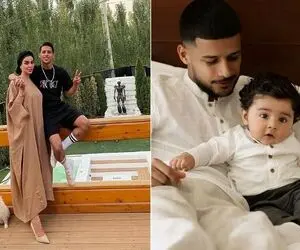 مهدی قائدی از همسر بلاگر و حاشیه ساز به زنی بی چهره رسید؛ تولد بریز و بپاش پسر کیوتش