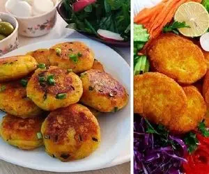 طرز تهیه کوکو سیب زمینی ترد و پفکی و خوشمزه + فوت و فن درست کردن یه کوکوی عالی